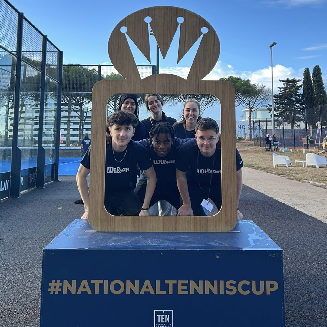 National Tennis Cup, étudiants bénévoles FFT.